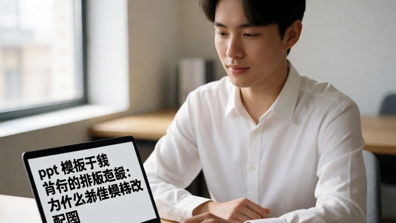ppt模板下载 背后的排版逻辑:为什么有些模板改 配图